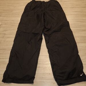 Vintage Nike Track Pants Windbreaker Youth Black Size Boy's Large (12-14) B4